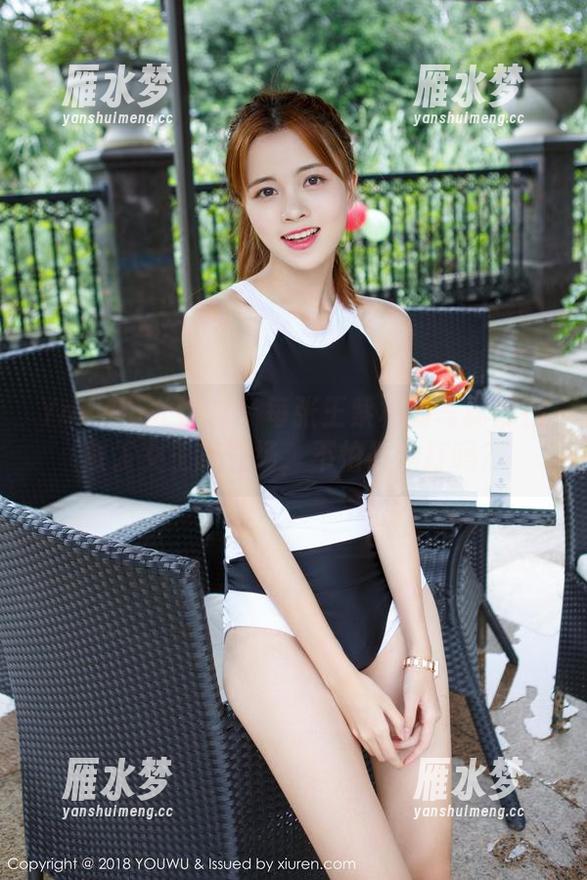 YouWu尤物馆 - 每张王紫林的写真都在散发女王的气场，不怕被她打吗？