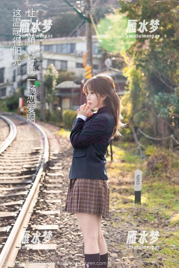 尤蜜荟 - Angela小热巴，轻轻一晃，妩媚美足残留在高清写真里！