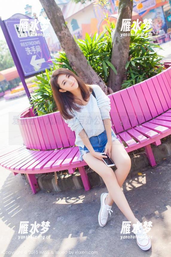 爱蜜社 - 九尾Ivy与办公室：套图里的不经意瞬间